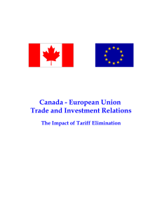 Canada - European Union Trade and Investment Relations