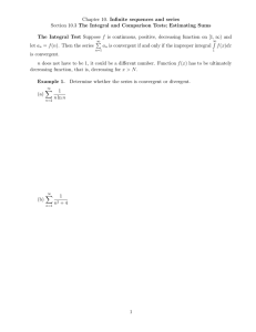 Chapter 10. Infinite sequences and series