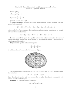 Chapter 11. Three dimensional analytic geometry and vectors. Curves in R