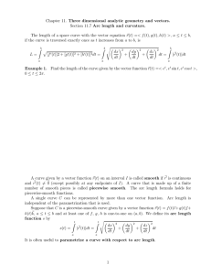 Chapter 11. Three dimensional analytic geometry and vectors.