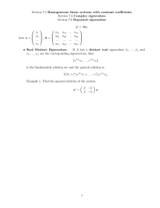 Section 7.5 Homogeneous linear systems with constant coefficients