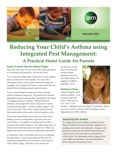 Reducing Your Child’s Asthma using Integrated Pest Management: September 2011