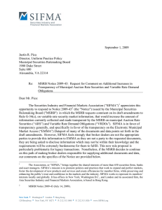 September 1, 2009 Justin R. Pica Director, Uniform Practice Policy