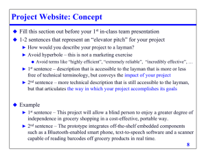 Project Website: Concept