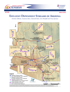 Effluent Dependent Streams of Arizona E    TENSION AZ1562