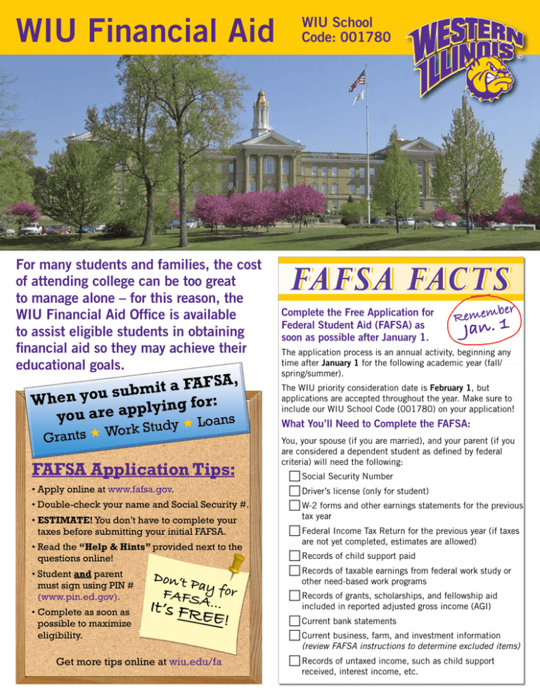 WIU Financial Aid