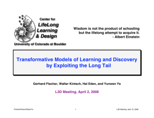 Transformative Models of Learning and Discovery by Exploiting the Long Tail