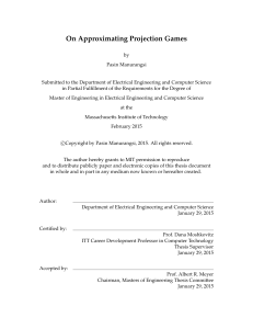 On Approximating Projection Games