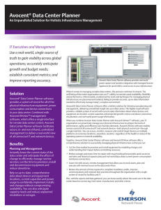 Avocent Data Center Planner