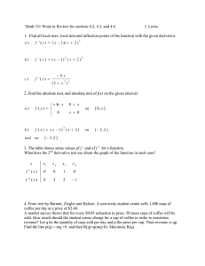 `Math 131 Week in Review for sections 4.2, 4.3, and...  J. Lewis