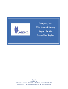 Compeer, Inc. 2014 Annual Survey Report for the Australian Region