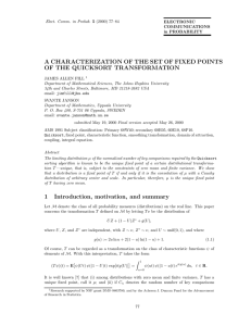 A CHARACTERIZATION OF THE SET OF FIXED POINTS