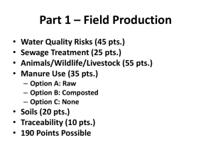 Part 1 – Field Production