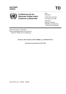 TD Conferencia de las Naciones Unidas sobre Comercio y Desarrollo