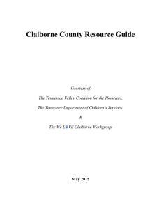 Claiborne County Resource Guide