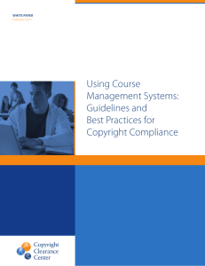 Using Course Management Systems: Guidelines and Best Practices for