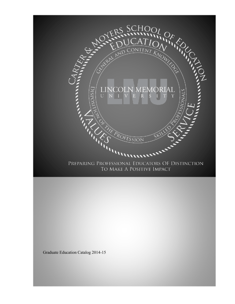 Graduate Education Catalog 201415