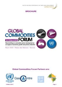 BROCHURE  Global Commodities Forum Partners are: 13 March 2013