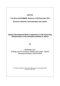 UNCTAD  17th Africa OILGASMINE, Khartoum, 23-26 November 2015