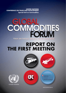 GLOBAL COMMODITIES  FORUM