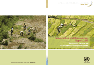 Commodities and Development Report 2015 Smallholder Farmers and Sustainable Commodity Development