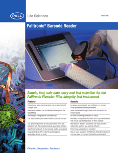 Palltronic Barcode Reader