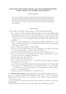 POINCAR´ E TYPE INEQUALITIES AND NON-EMBEDDABILITIES: GROSS TRICK AND SPHERE EQUIVALENCE