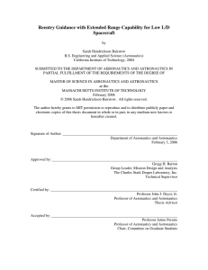 Reentry Guidance with Extended Range Capability for Low L/D Spacecraft