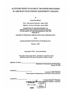 ALTITUDE  EFFECTS ON  HEAT by