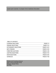 TABLE OF CONTENTS