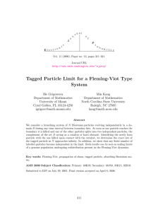 Tagged Particle Limit for a Fleming-Viot Type System