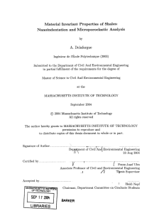 Material Invariant  Properties of  Shales: A.