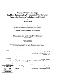 Web  2.0  Wiki  Technology: