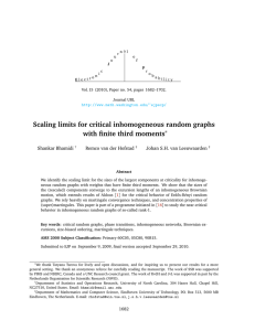 Scaling limits for critical inhomogeneous random graphs with finite third moments ∗
