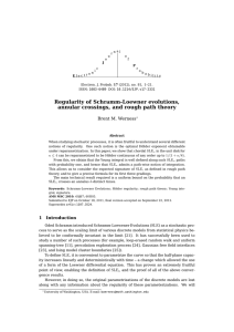 Regularity of Schramm-Loewner evolutions, annular crossings, and rough path theory