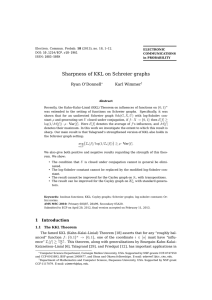 Sharpness of KKL on Schreier graphs Ryan O’Donnell Karl Wimmer {0, 1}