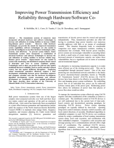 Improving Power Transmission Efficiency and Reliability through Hardware/Software Co- Design