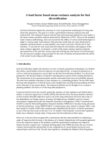 A load factor based mean-variance analysis for fuel diversification