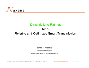 Dynamic Line Ratings for a Reliable and Optimized Smart Transmission