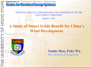 A Study of Smart Grids Benefit for China’s Wind Development