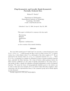 Flag-Symmetric and Locally Rank-Symmetric Partially Ordered Sets