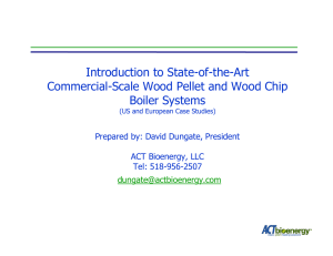Introduction to State-of-the-Art Commercial-Scale Wood Pellet and Wood Chip Boiler Systems