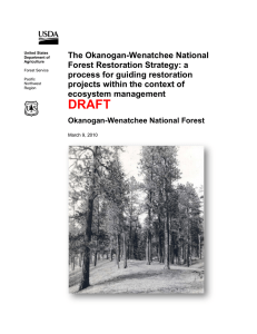 The Okanogan-Wenatchee National Forest Restoration Strategy: a process for guiding restoration