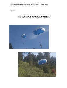 HISTORY OF SMOKEJUMPING  Chapter 1