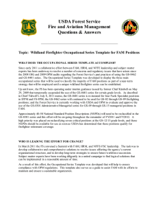 USDA Forest Service Fire and Aviation Management Questions &amp; Answers