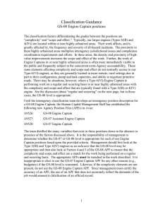 Classification Guidance GS-08 Engine Captain positions