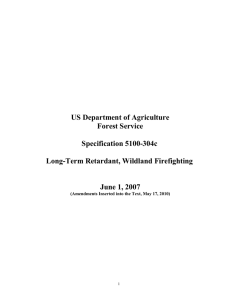 US Department of Agriculture Forest Service Specification 5100-304c