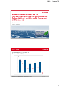 The Impact of Anti-Dumping and / or