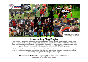 Introducing Flag Rugby