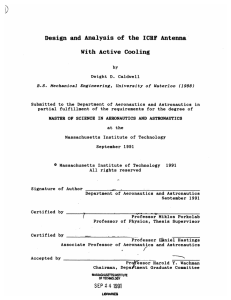 Design and Analysis of the  ICRF Antenna With Active Cooling